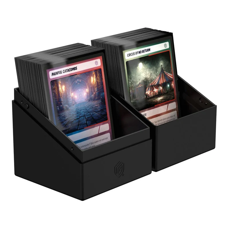 Ultimate Guard Boulder 100+ Trading Card Deck Box (Solid Black)