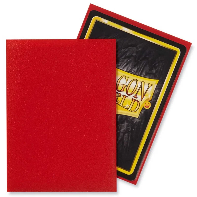Arcane Tinmen Dragon Shield Standard 100ct Matte Crimson Sleeves 63x88mm