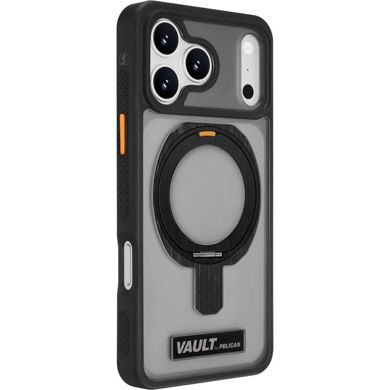 Pelican Vault MagSafe Stand Case for iPhone 18 Pro Max (Smoke)