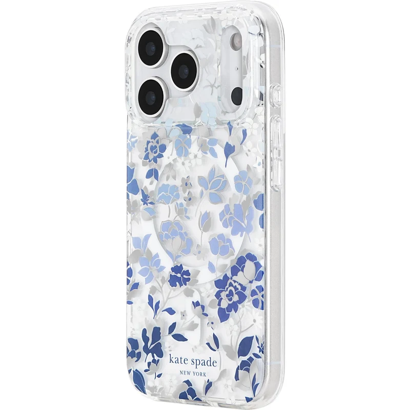 Kate Spade Magsafe Case for iPhone 18 Pro (Flowerbed Blue)