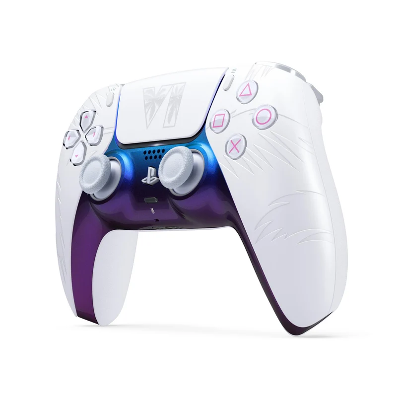 PS5 PlayStation 5 DualSense Wireless Controller Grand Theft Auto VI White Limited Edition