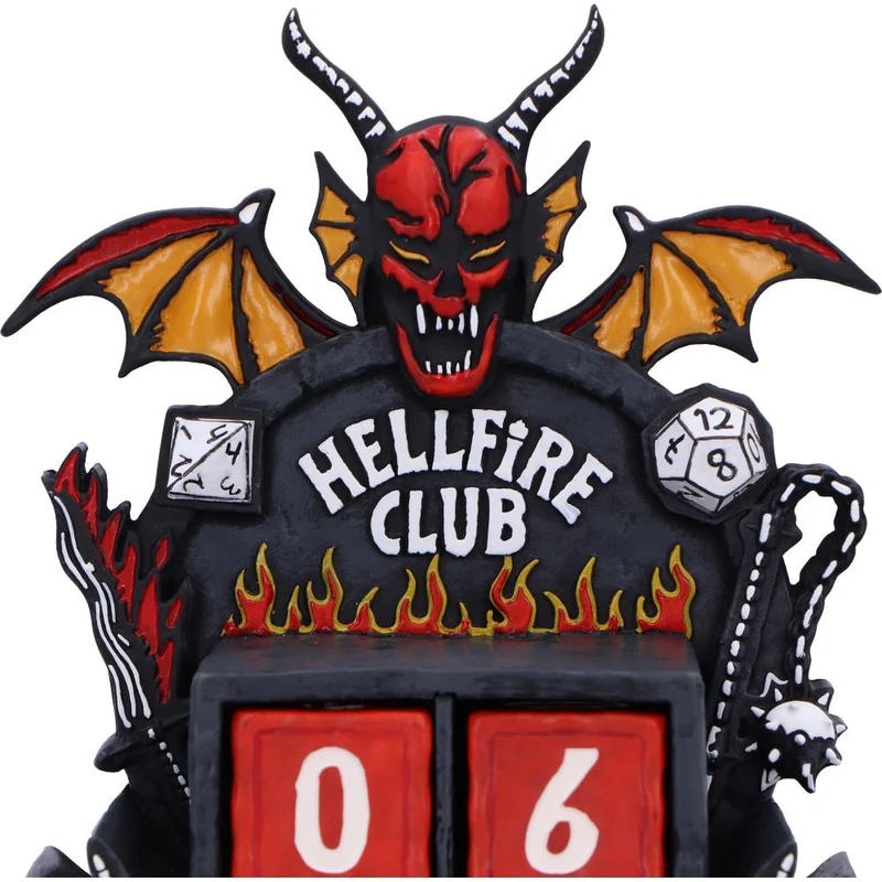 Nemesis Now Stranger Things Hellfire Club Perpetual Calendar