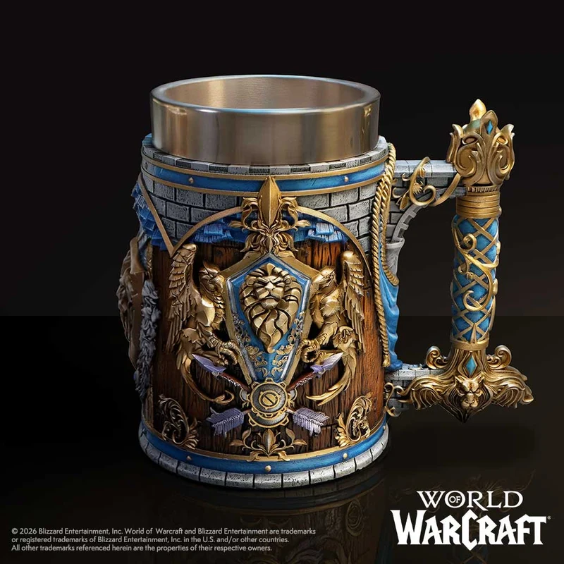 Nemesis Now World of Warcraft Alliance Tankard 16cm