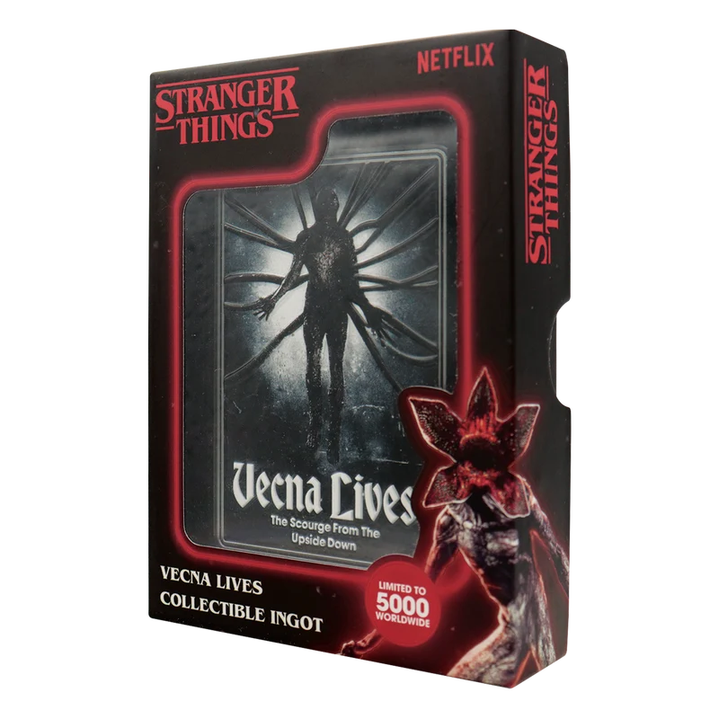Fanattik Limited Edition Stranger Things Season 5 Vecna Lives Ingot
