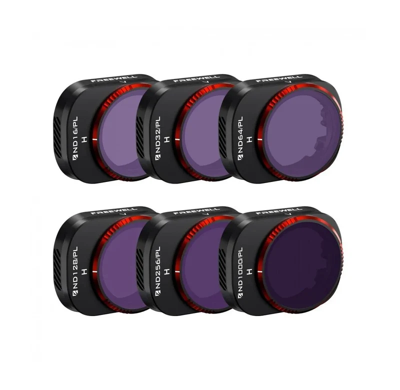 Freewell 6-Pack Bright Day Series Filter Set for DJI Mini 4 Pro