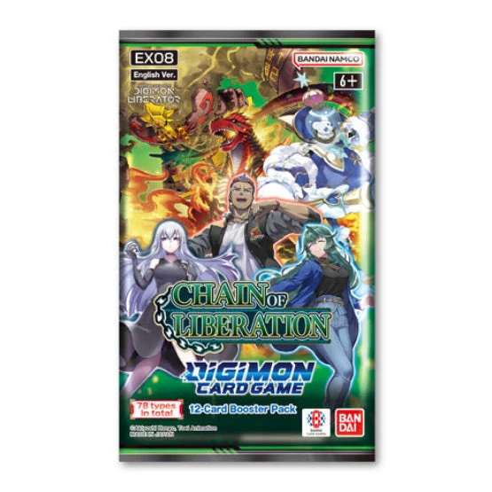 Bandai Digimon Card Game Chain of Liberation EX08 Booster Box