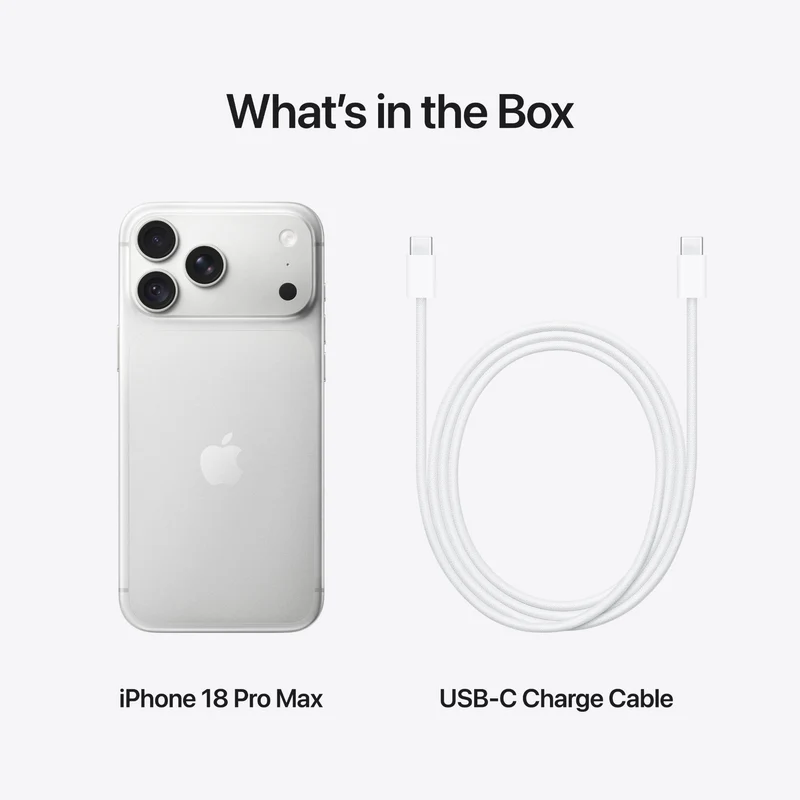 Apple iPhone 18 Pro Max 1TB (Silver)