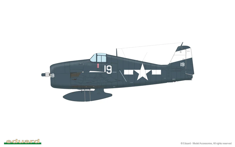 Eduard 1/48 F6F-5 Hellcat Late Model Kit
