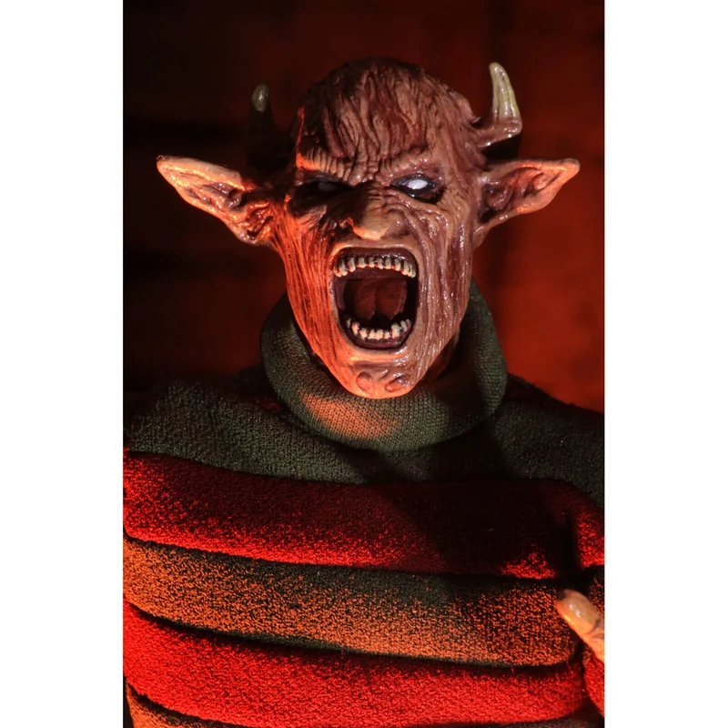 Neca Nightmare On Elm Street Freddy 8'' Clothed Action Figure Playset Toy