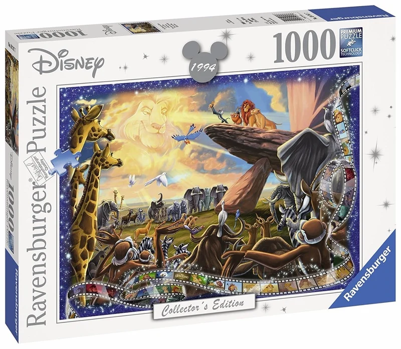 Ravensburger Puzzle 1000pc - Disney Memories The Lion King Puzzle 1994