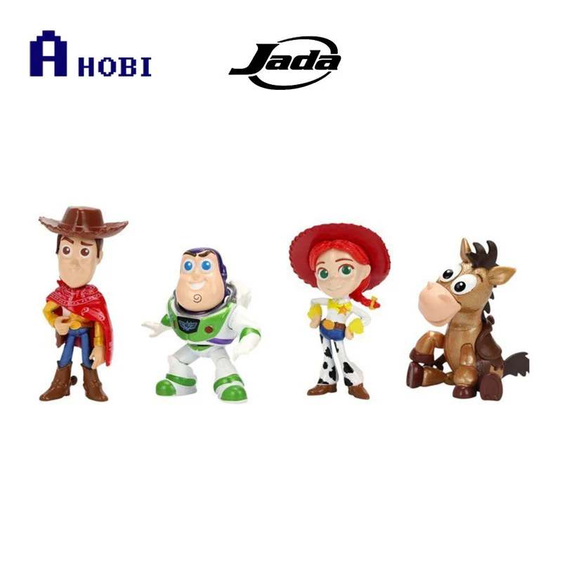 Jada Toy Story 5 Jessie Woody Buzz & Bullseye Metalfigs 2.5" Figure 4-Pack