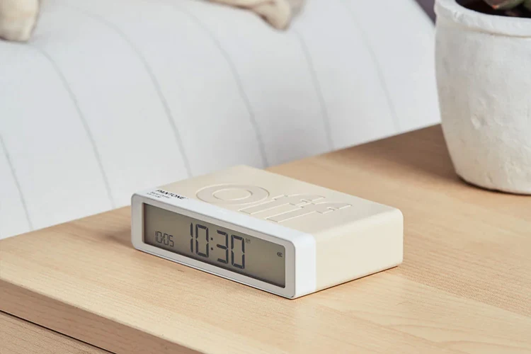 Lexon Flip Classic Reversible Alarm Clock PANTONE (Sand)