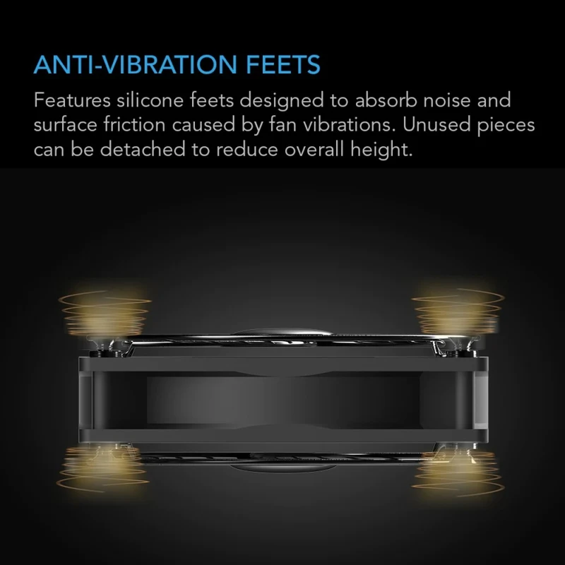 AC Infinity Multifan S1 26 CFM Spot Cooler USB Powered Quiet Fan 80mm