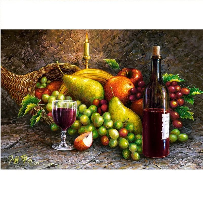 Castorland 1000-Pieces Fruit And Wine Puzzle