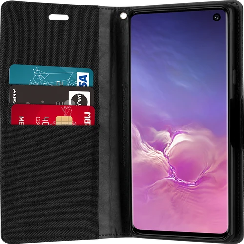 Goospery Canvas Diary For iPhone X / XS - Navy