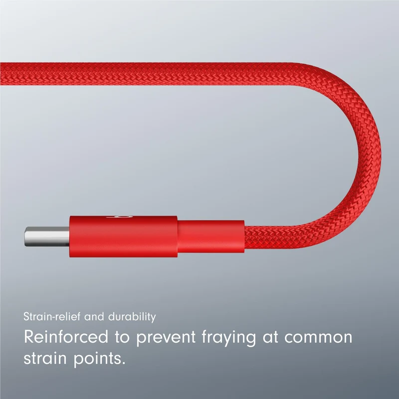 Beats USB-C to USB-C Woven Cable 1.5m (Rapid Red)