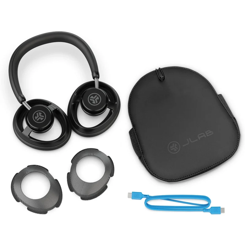 JLab JBuds Open Wireless Open Ear Headphones (Black)