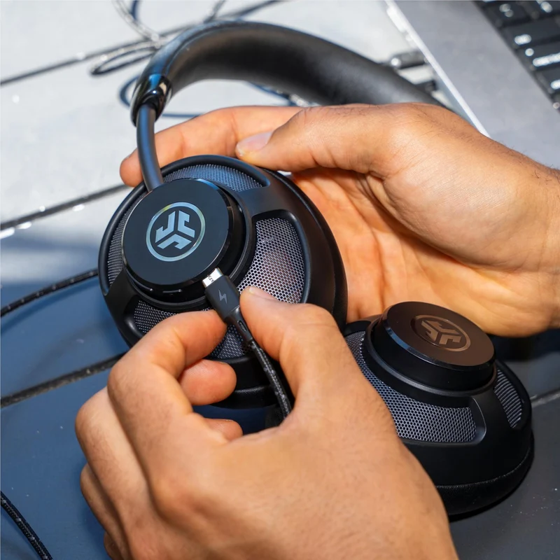 JLab JBuds Open Wireless Open Ear Headphones (Black)
