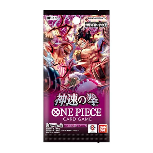 Bandai One Piece Card Game A Fist of Divine Speed OP-11 Booster Box Japanese