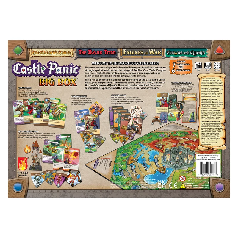 Fireside Games Castle Panic Big Box 2nd Edition