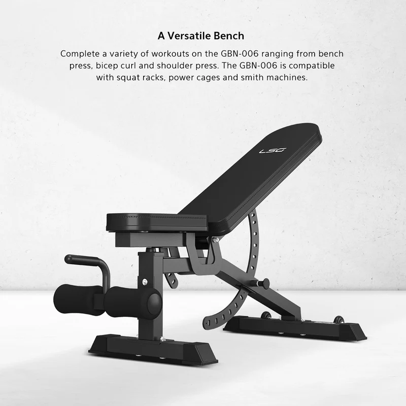LSG Fitness GBN-006 14 Level FID Bench (Flat, Incline, Decline)