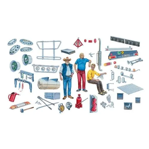 1/24 Truck Accessories for European and U.S. Trucks