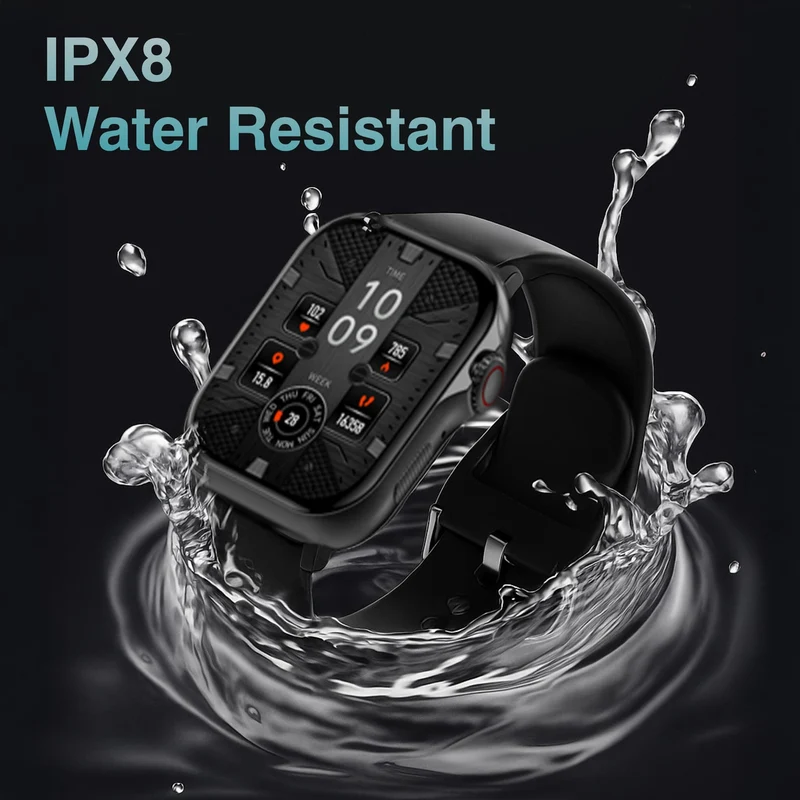 V-Fitness GPS Smart Watch with 2.1 Inch AMOLED Display (Black)