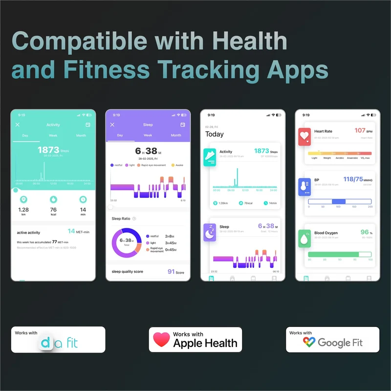 V-Fitness GPS Smart Watch with 2.1 Inch AMOLED Display (Black)
