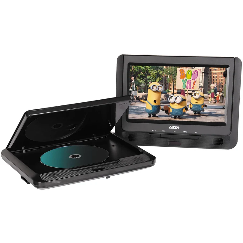 Laser 9" Dual Portable DVD Player