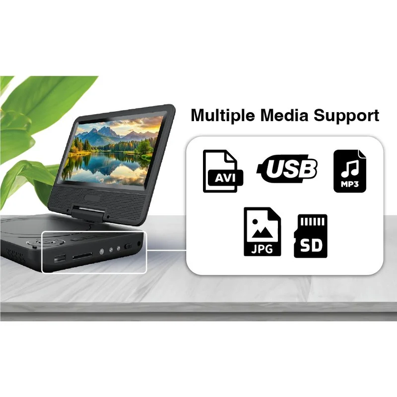 Laser 7" Portable DVD Player