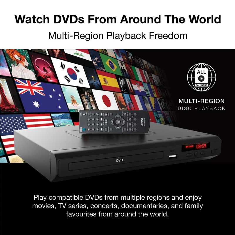 Laser Multi-Region DVD Player