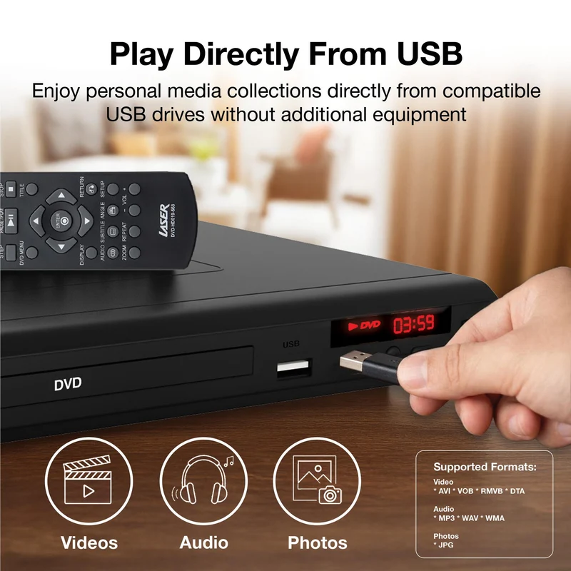 Laser Multi-Region DVD Player