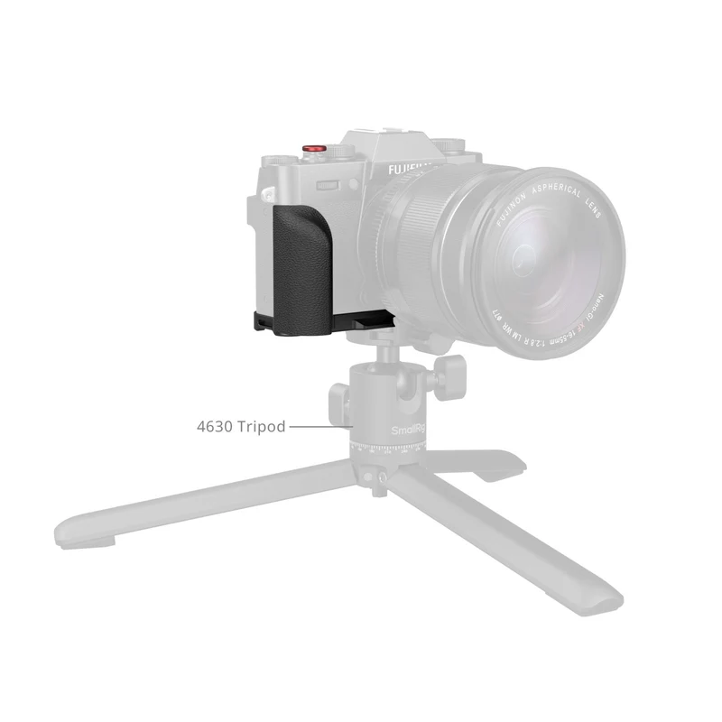 SmallRig L-Shaped Mount Plate with Silicone Handle for FUJIFILM X-T30 / X-T30 II / X-T30 III (Black) 5663