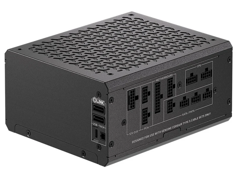 Corsair 1000W HX1000i SHIFT Cybenetics Platinum Fully Modular PCIe 5.1 ATX 3.1 Power Supply (CP-9020265-AU)