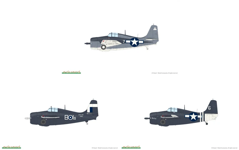 Eduard 1/48 FM-2 Wildcat Model Kit