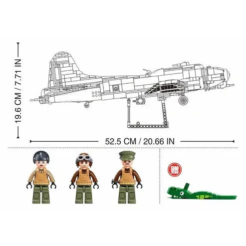 Sluban 1/44 1270pc B-17G Flying Fortress