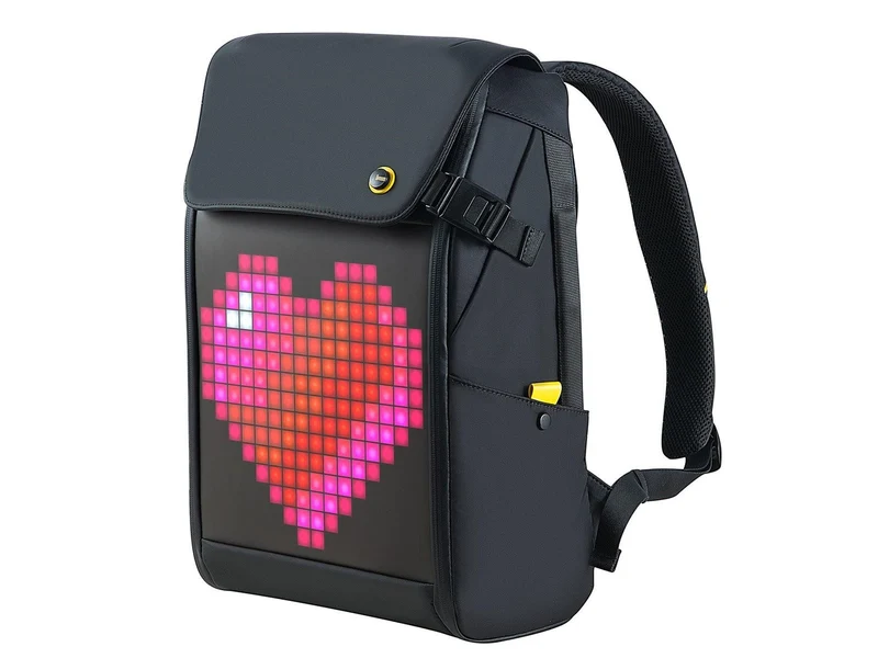 Divoom Pixoo Backpack-M Innovative Smart LED Backpack (Black)