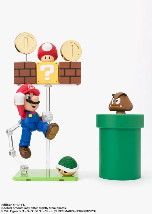 Tamashii Nations S.H.Figuarts Super Mario Playset (Super Mario)