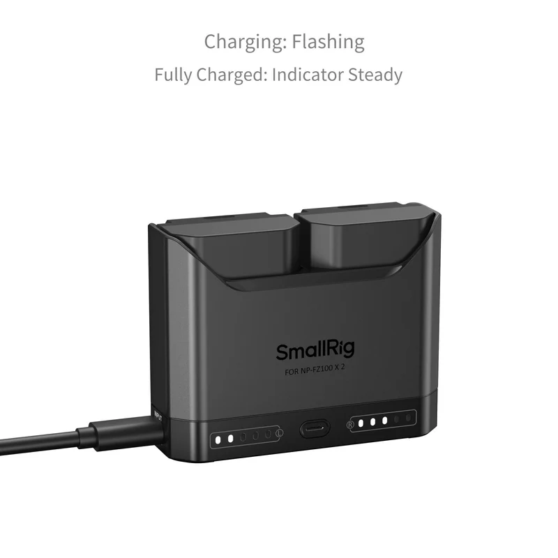 SmallRig Turbo Charging Kit for NP-FZ100 Camera Batteries 5483