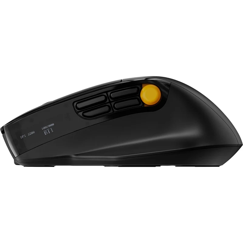 Alogic Crux USB-C Rechargeable Wireless Productivity Mouse (Black)
