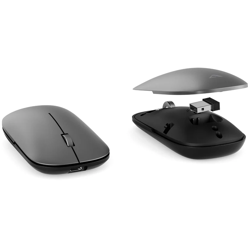 Alogic Hush USB-C Bluetooth Mouse (Space Grey)