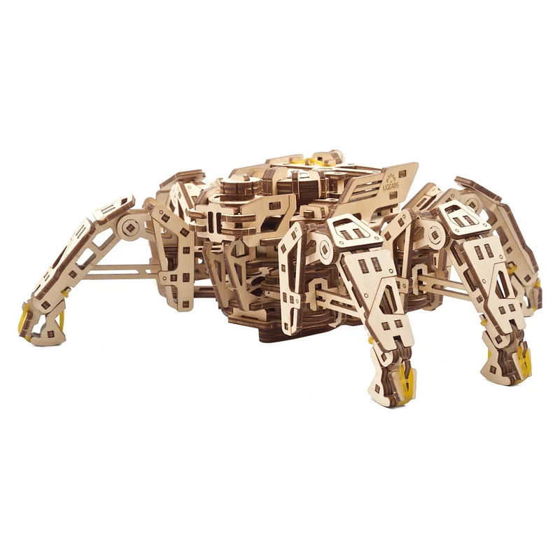 UGears Hexapod Explorer Wooden Mechanical Puzzle Model Kit