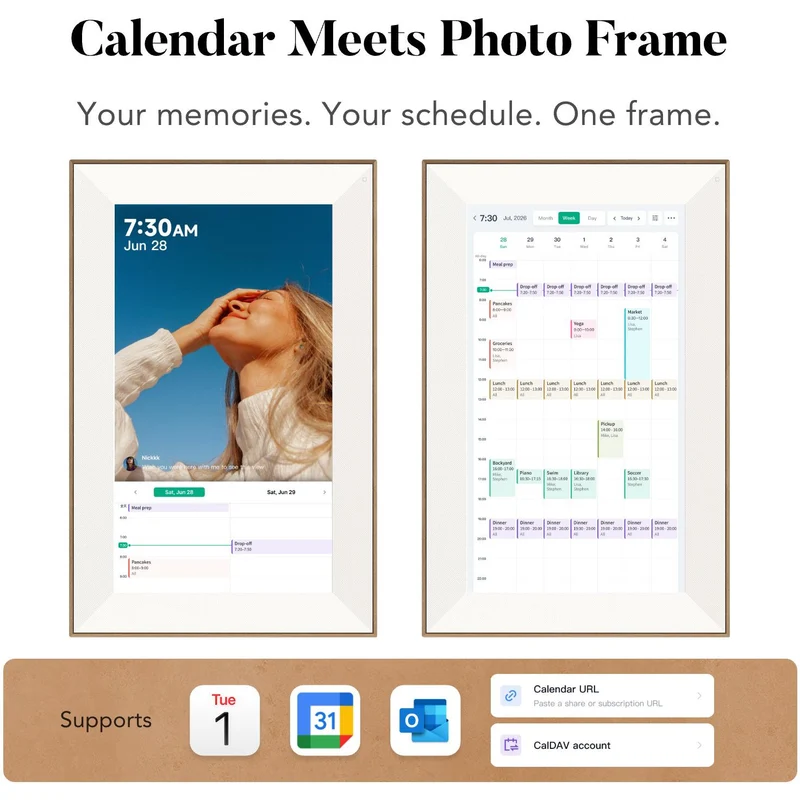 Pexar Vivkeep 15.6" Starlight Smart Digital Photo Frame 64GB (Starlight)
