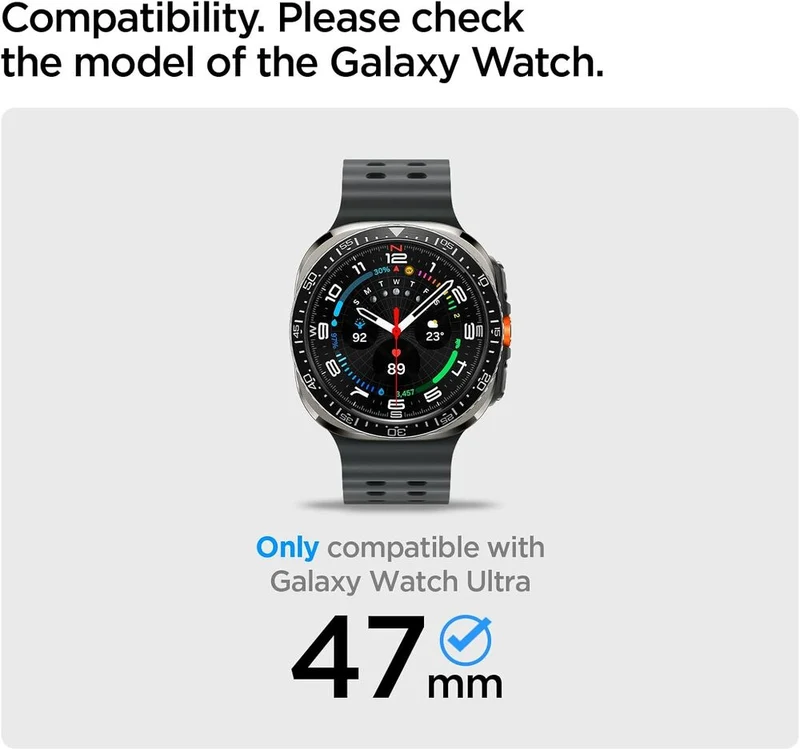Spigen Galaxy Watch Ultra 2 47mm 2026 / Ultra 2025 2024 DuraPro Flex Watch Band (Black)