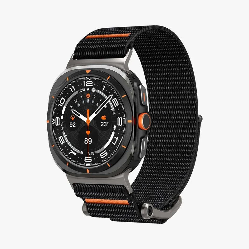 Spigen Galaxy Watch Ultra 2 47mm 2026 / Ultra 2025 2024 DuraPro Flex Watch Band (Black)
