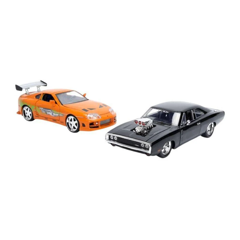 Jada 1:24 Fast & Furious Dom's Dodge Charger R/T & Brian's Toyota Sup Model Set