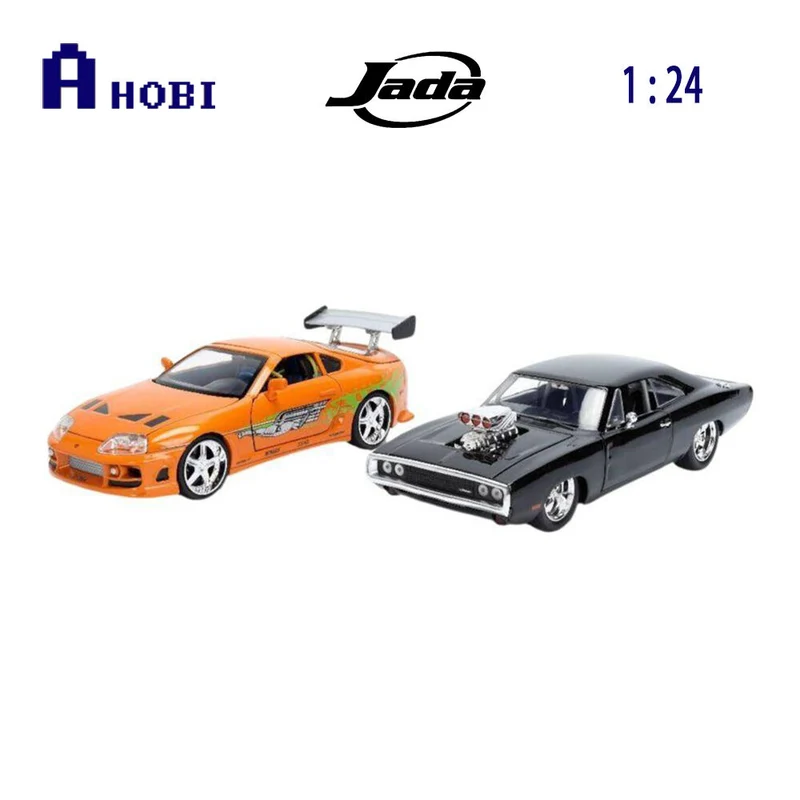 Jada 1:24 Fast & Furious Dom's Dodge Charger R/T & Brian's Toyota Sup Model Set
