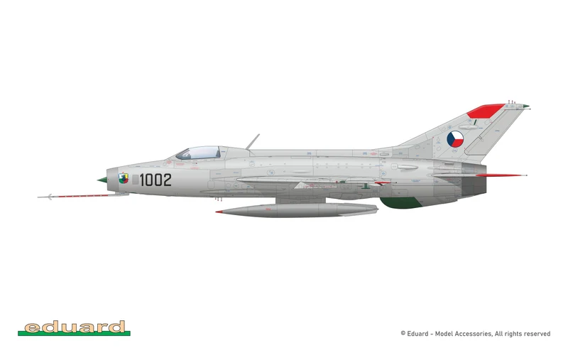 1/48 EFKA MiG-21F-13 In Czechoslovak Service Model Kit