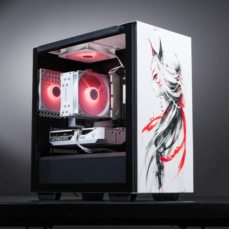 Aftershock Kitsune | RTX 5060 | Ryzen 5 7500F | Desktop Gaming PC