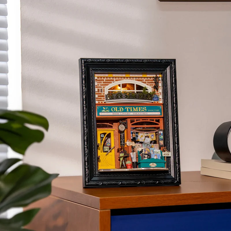 DIY Framed Old Times Bookstore